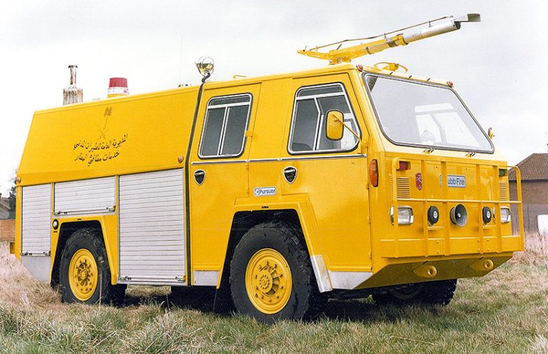 The 1970s Chubb Pursuer crash tender  