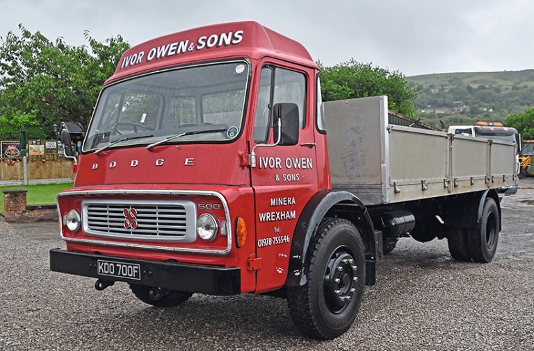 An interesting classic lorry collection