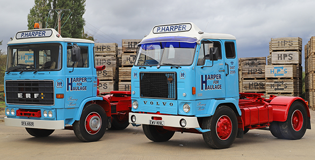 ERF and Volvo trucks restored