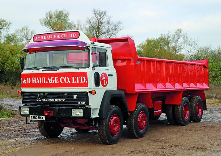 Rare 1984 Magirus Deutz tipper restored