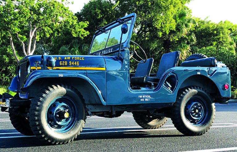 A 1950s military Jeep