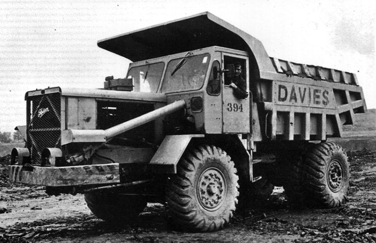 Classic larger dumptrucks